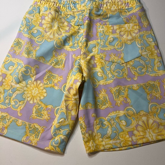 NWT Men's Pastel Baroque Print Board Shorts Size Medium (Z) - Picture 6 of 7